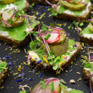 Kartoffel Canapé (vegan)