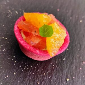 Lachs-Orange Canapé