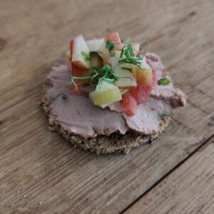 Bio-Leberwurst Canapé-