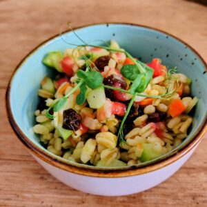 Parboiled Weizensalat (vegan)